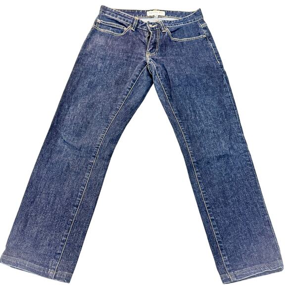 Dapper Boi Dark Wash Denim Straight Jeans Zip Fly Size 30 EUC - Picture 2 of 7